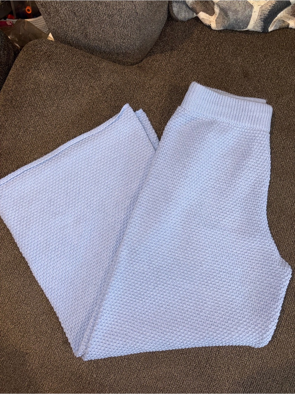 Sincerely Jules Baby Blue Knit Leisure Pants